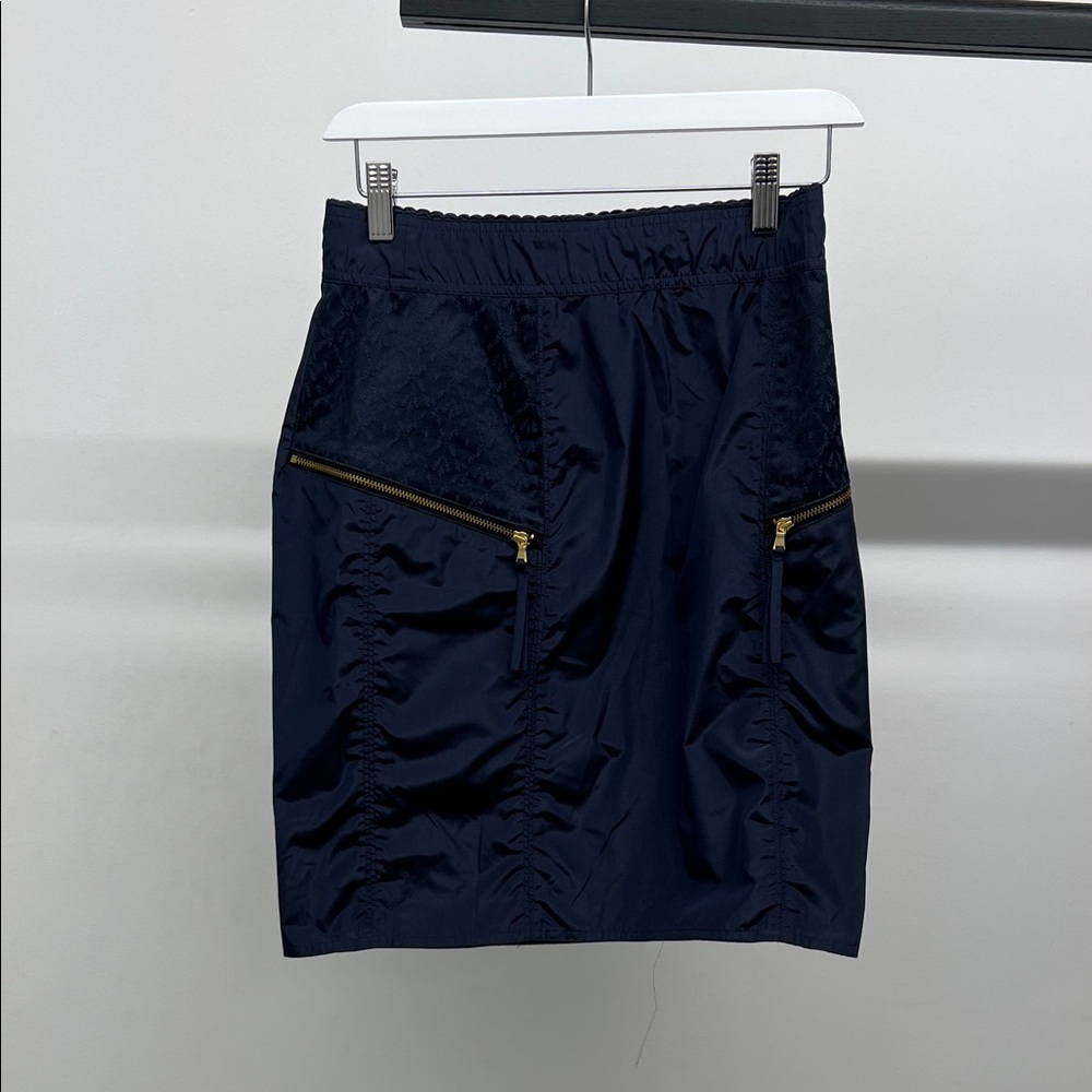 Marc By Marc Jacobs Navy Skirt with Gold Zippers